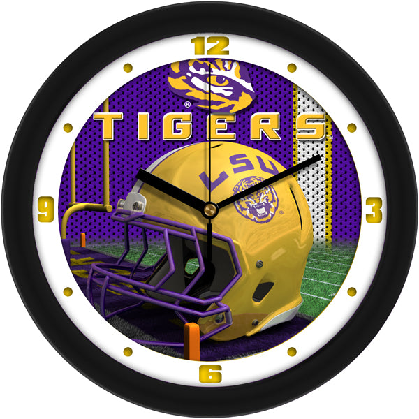 LSU Tigers - Football Helmet Wall Clock