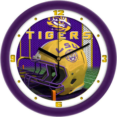 LSU Tigers - Football Helmet Wall Clock