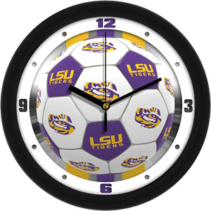 LSU Tigers - Soccer Wall Clock