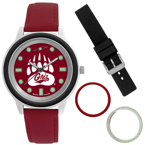 Montana Grizzlies Colors Watch Gift Set