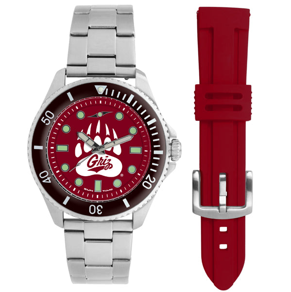 Montana Grizzlies Men's Contender Watch Gift Set