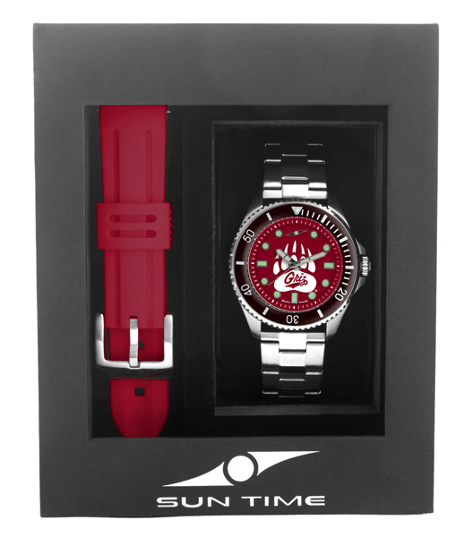 Montana Grizzlies Men's Contender Watch Gift Set