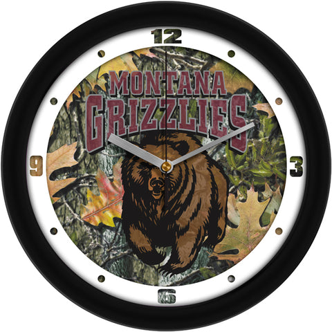 Montana Grizzlies - Camo Wall Clock