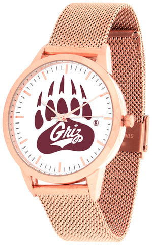 Montana Grizzlies - Mesh Statement Watch - Rose Band