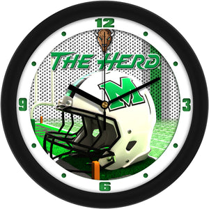 Marshall University Thundering Herd - Football Helmet Wall Clock