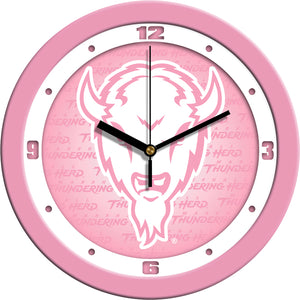 Marshall University Thundering Herd - Pink Wall Clock