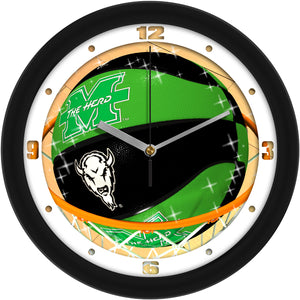 Marshall University Thundering Herd - Slam Dunk Wall Clock