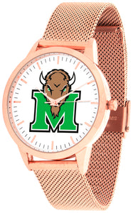 Marshall University Thundering Herd - Mesh Statement Watch - Rose Band