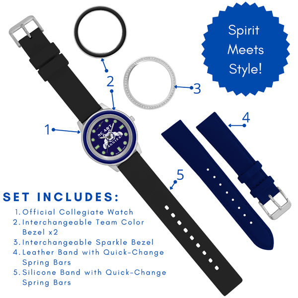 North Carolina A&T Aggies Colors Watch Gift Set