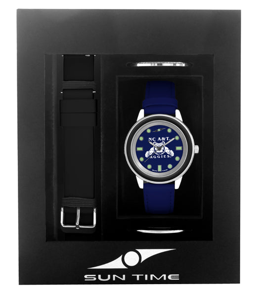 North Carolina A&T Aggies Colors Watch Gift Set