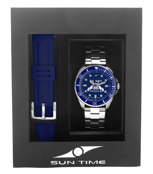 North Carolina A&T Aggies Men's Contender Watch Gift Set