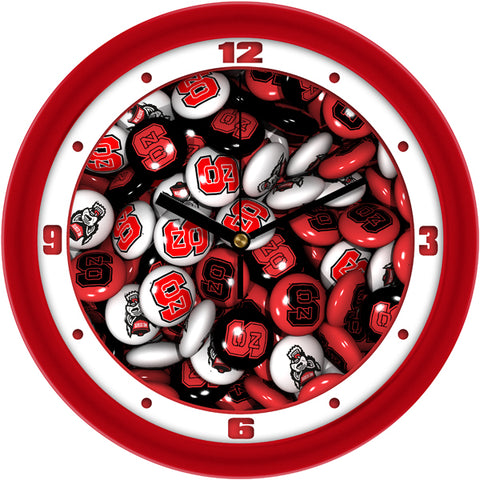 NC State Wolfpack - Candy Wall Clock