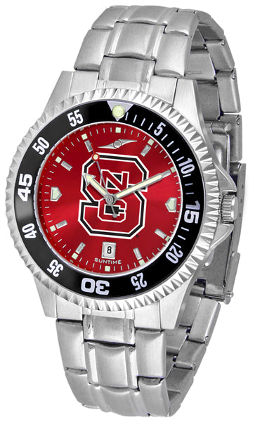 NC State Wolfpack - Competitor Steel AnoChrome  -  Color Bezel