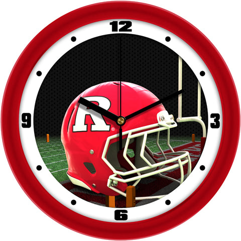 Rutgers Scarlet Knights - Football Helmet Wall Clock