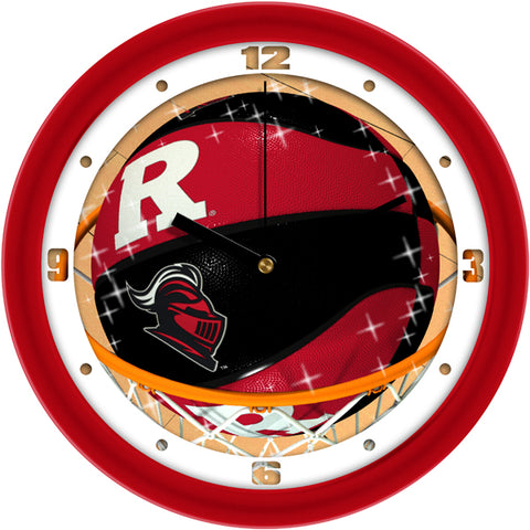 Rutgers Scarlet Knights - Slam Dunk Wall Clock