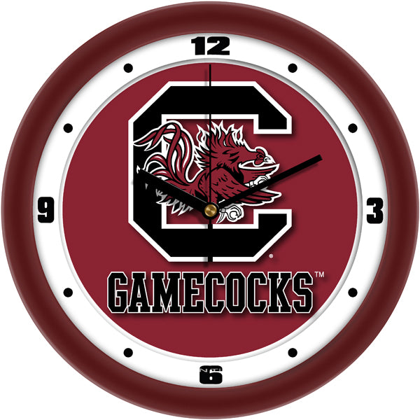 South Carolina Gamecocks Team Spirit Wall Clock 1 - Silent Non-Ticking Movement