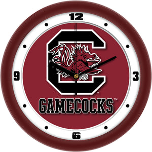 South Carolina Gamecocks Team Spirit Wall Clock 1 - Silent Non-Ticking Movement