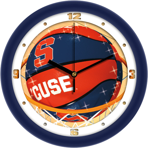 Syracuse Orange - Slam Dunk Wall Clock