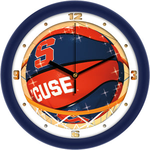 Syracuse Orange - Slam Dunk Wall Clock