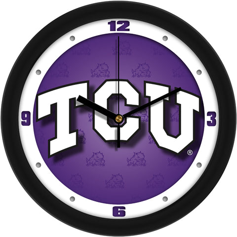 Texas Christian Horned Frogs - Dimension Wall Clock