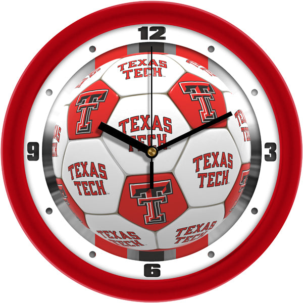 Texas Tech Red Raiders - Soccer Wall Clock
