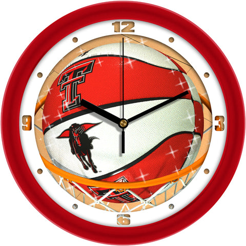 Texas Tech Red Raiders - Slam Dunk Wall Clock