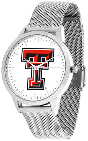 Texas Tech Red Raiders - Mesh Statement Watch - Silver Band