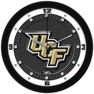 Central Florida Knights - Carbon Fiber Textured Wall Clock