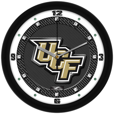 Central Florida Knights - Carbon Fiber Textured Wall Clock