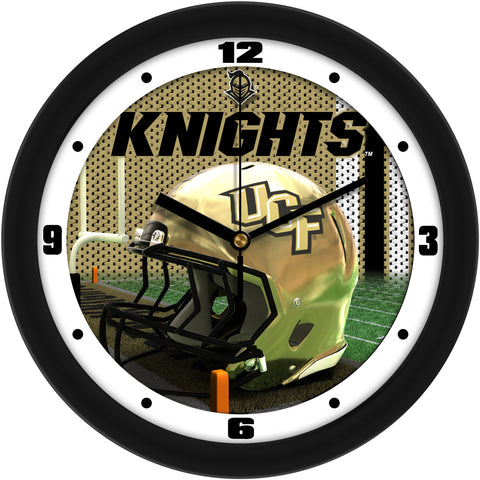 Central Florida Knights Football Helmet 11.5" Wall Clock with Silent Sweep