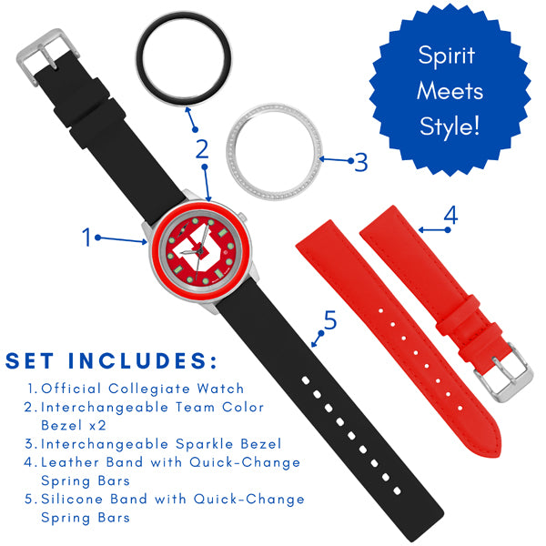 Utah Utes Unisex Colors Watch Gift Set