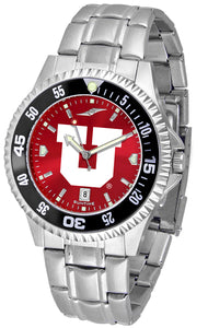 Utah Utes - Competitor Steel AnoChrome  -  Color Bezel