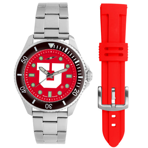 Utah Utes Men's Contender Watch Gift Set