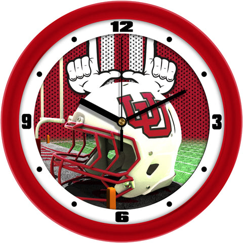 Utah Utes - Football Helmet Wall Clock