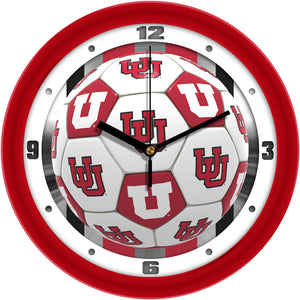 Utah Utes - Soccer Wall Clock