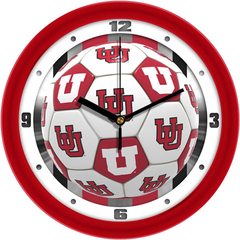 Utah Utes - Soccer Wall Clock