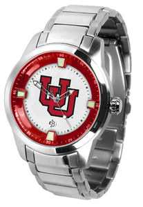 Utah Utes - Men's Titan Steel Watch