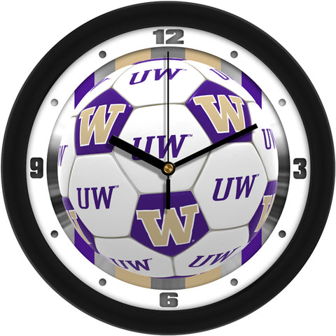 Washington Huskies - Soccer Wall Clock