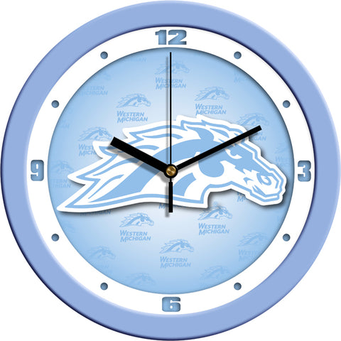 Western Michigan Broncos - Baby Blue Wall Clock