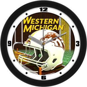 Western Michigan Broncos - Football Helmet Wall Clock