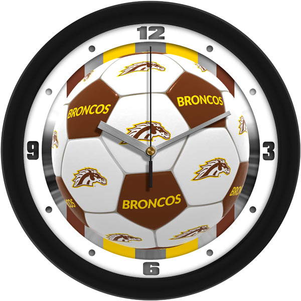 Western Michigan Broncos - Soccer Wall Clock