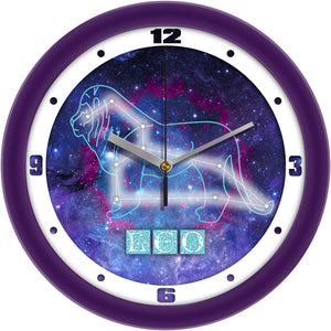 Leo Zodiac Sign Wall Clock, Non Ticking Silent, 11.5"