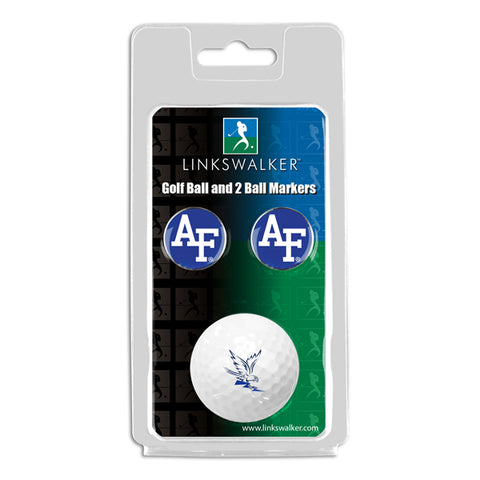 Air Force Falcons Golf Ball and 2 Ball Marker Pack