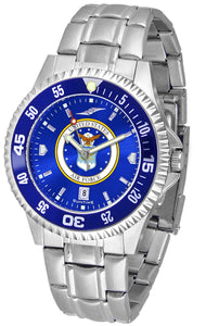 US Air Force - Competitor Steel AnoChrome  -  Color Bezel - SuntimeDirect