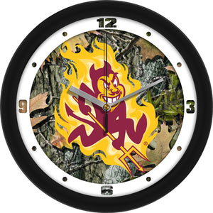 Arizona State Sun Devils - Camo Wall Clock - SuntimeDirect