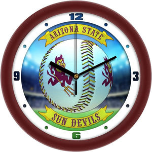 Arizona State Sun Devils - Home Run Wall Clock - SuntimeDirect