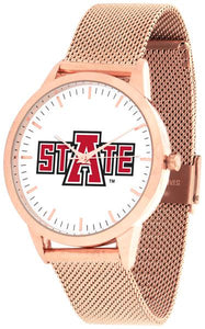 Arkansas State Red Wolves - Mesh Statement Watch - Rose Band - SuntimeDirect