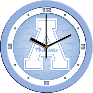 Appalachian State Mountaineers - Baby Blue Wall Clock - SuntimeDirect