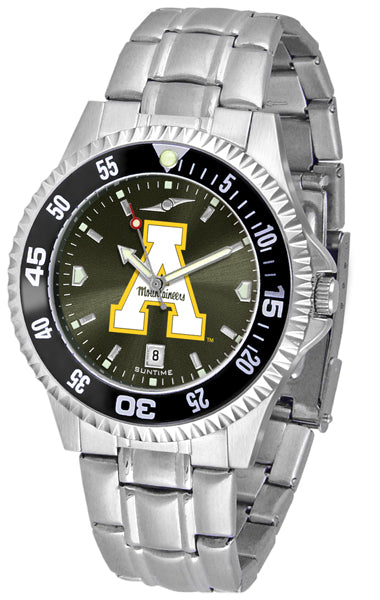 Appalachian State Mountaineers - Competitor Steel AnoChrome  -  Color Bezel - SuntimeDirect
