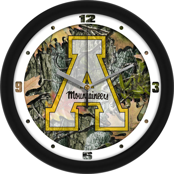 Appalachian State Mountaineers - Camo Wall Clock - SuntimeDirect